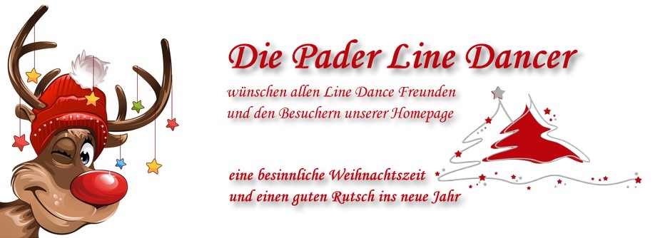 Bild: Die Pader Line Dancer wünschen 'frohe Weihnachten' | Bildquelle: © Stephan Zörner